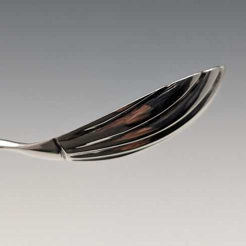 1910年 英国アンティーク 純銀製 ティーキャディースプーン WAKELY & WHEELER